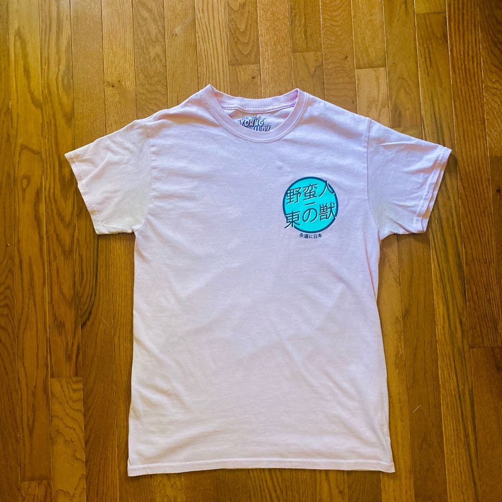 Light pink graphic tee